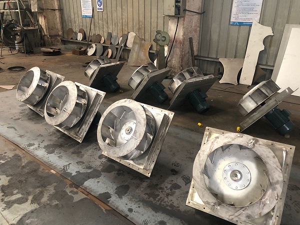 离心通风机 风机制作现场