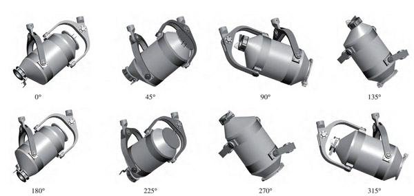 三维混合机分解运动